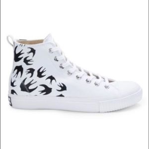 McQ Swallow Swarm High-Top Sneakers